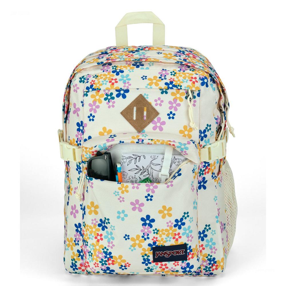 Sac à Dos Scolaire JanSport Main Campus Jaune | AOY-44950947